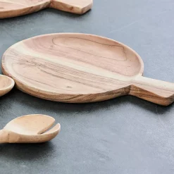 CASA Acacia Chic Plato Con Asa Natural Outlet