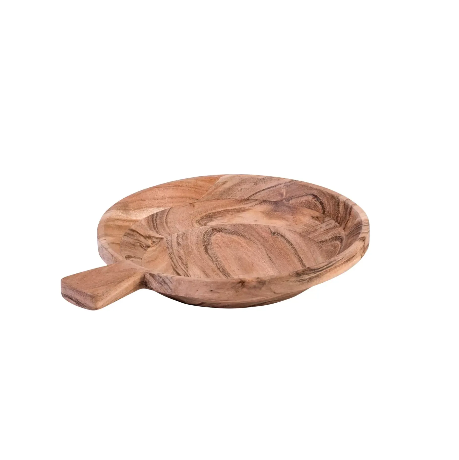 CASA Acacia Chic Plato Hondo Con Asa Natural Clearance