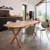 CASA Acacia Mesa De Comedor Con Patas En X Hot
