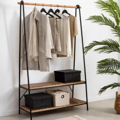 CASA Acacia Ropero Negro Sale