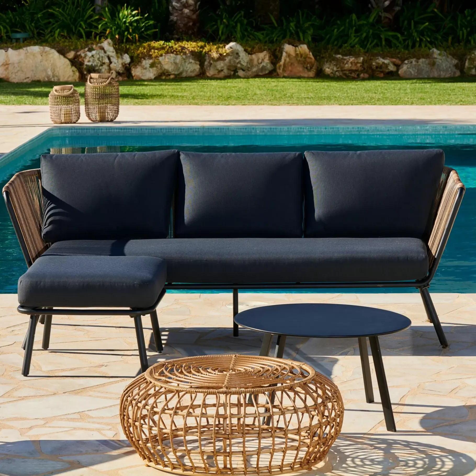 CASA Acapulco Conjunto Lounge Natural Outlet