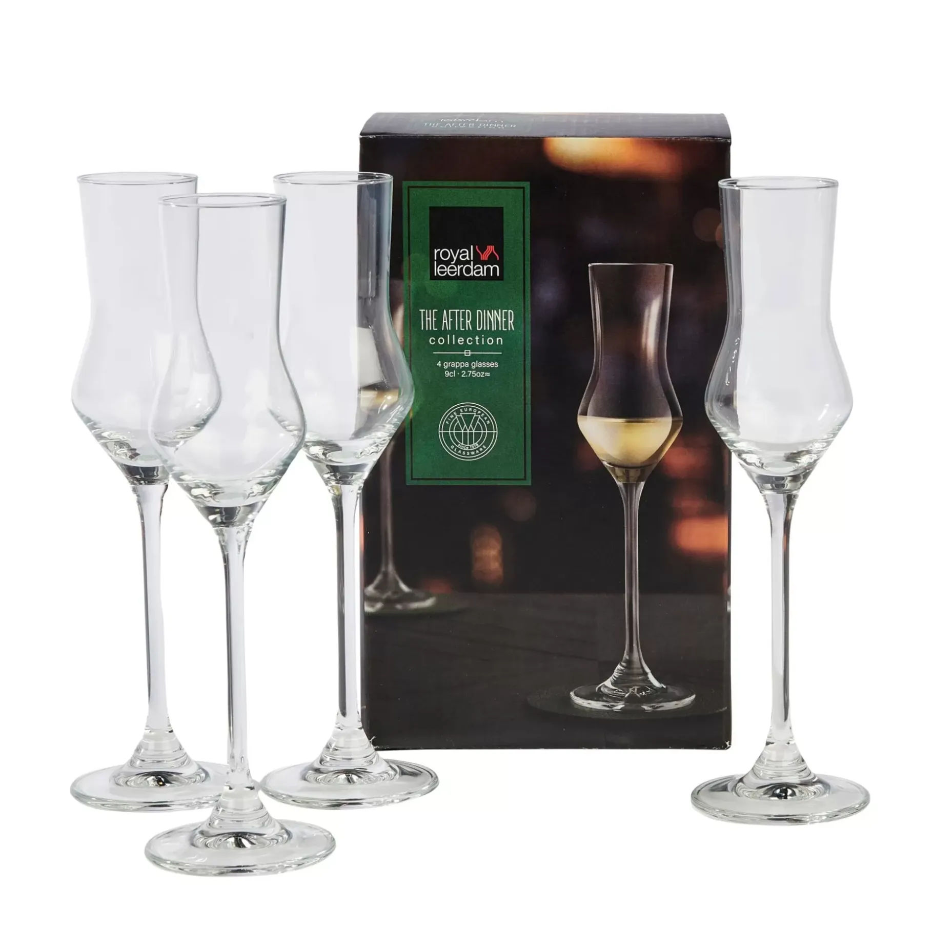 CASA After Dinner Copas De Grappa Juego De 4 Transparente Outlet