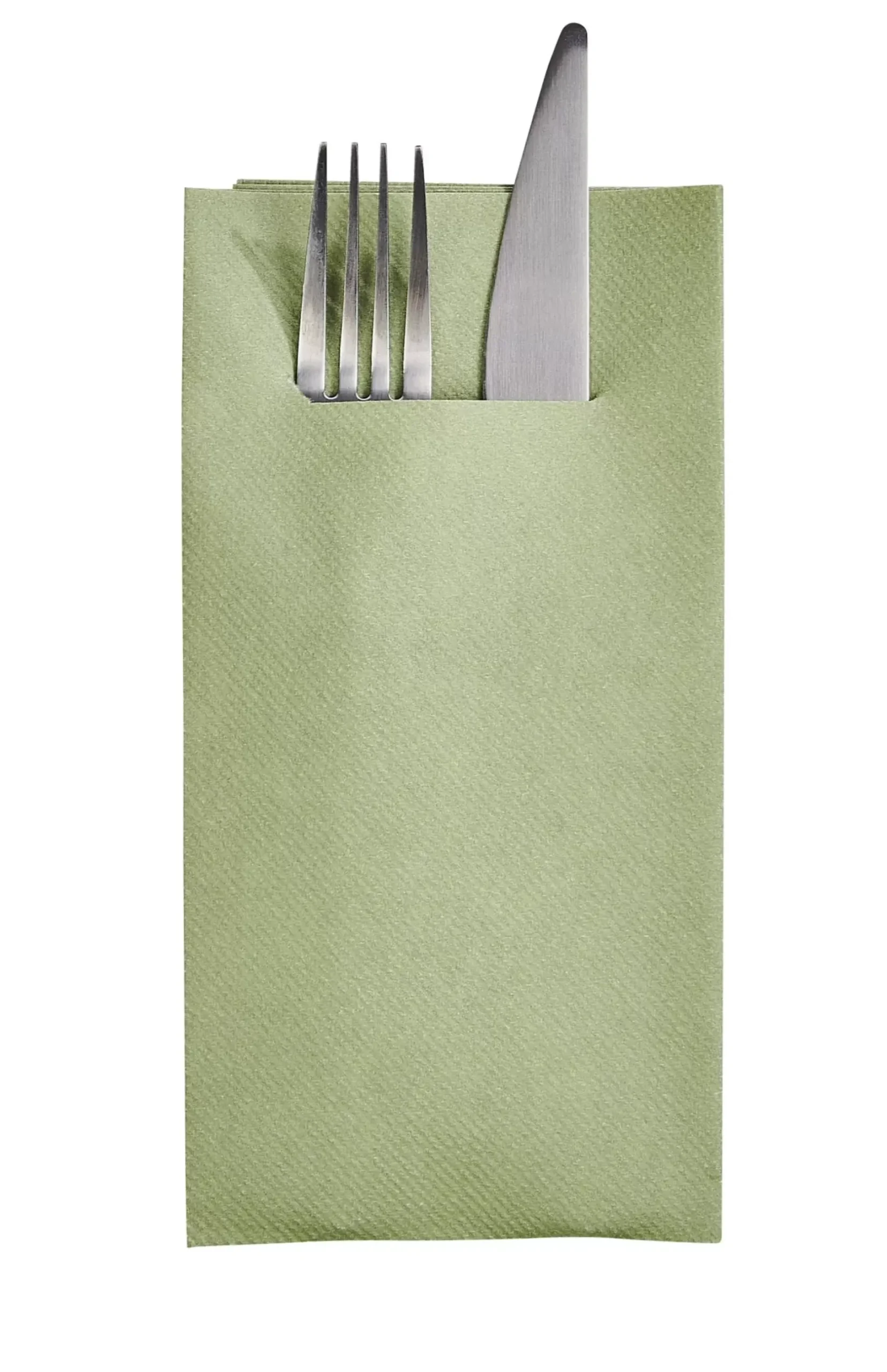 CASA Airlaid Servill./Cubiert. Juego De 12 Verde Oliva Outlet