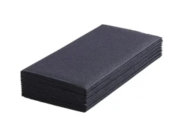 CASA Airlaid Servill./Cubiert. Juego De 12 Negro Discount