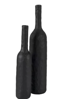 CASA Alu Florero Negro Clearance