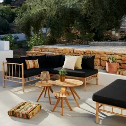 CASA Bambolette Banco Lounge Aspecto Bambu Hot
