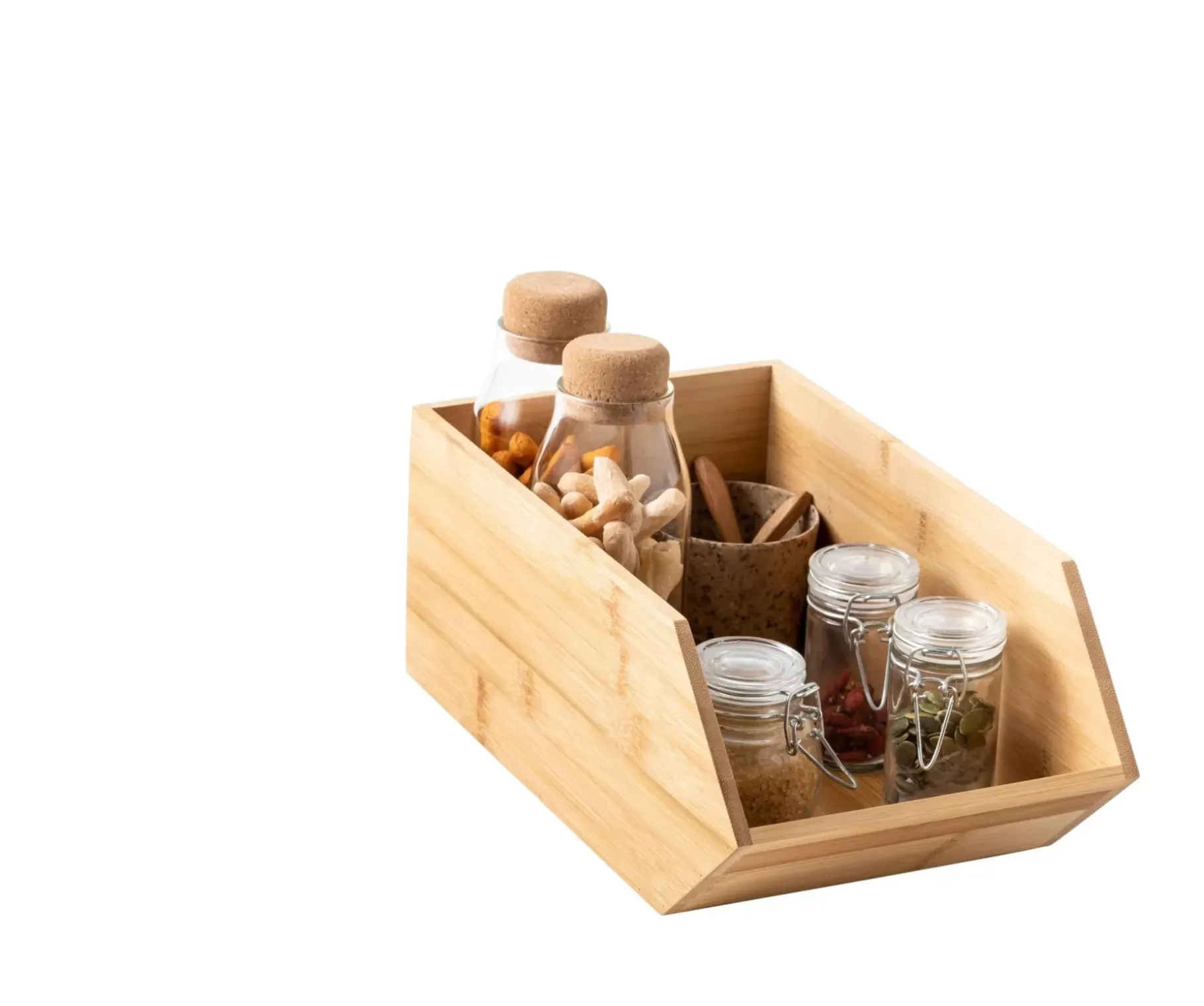 CASA Bamboo Organizador Apilable Natural Discount