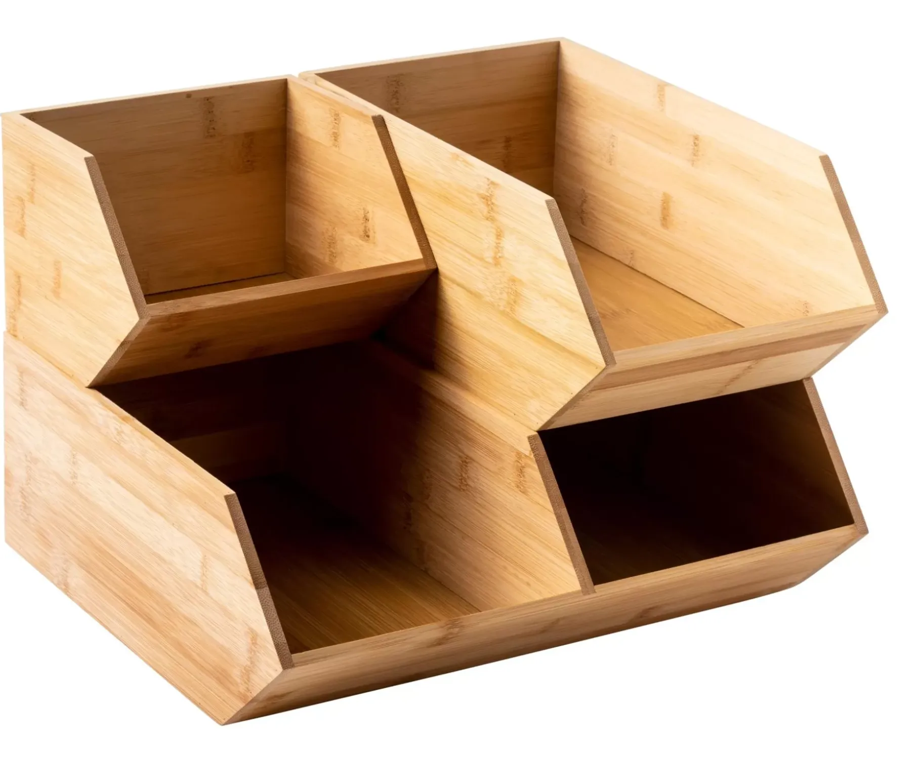 CASA Bamboo Organizador Apilable Natural Best