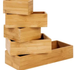 CASA Bamboo Organizador Para Cajon Natural Outlet
