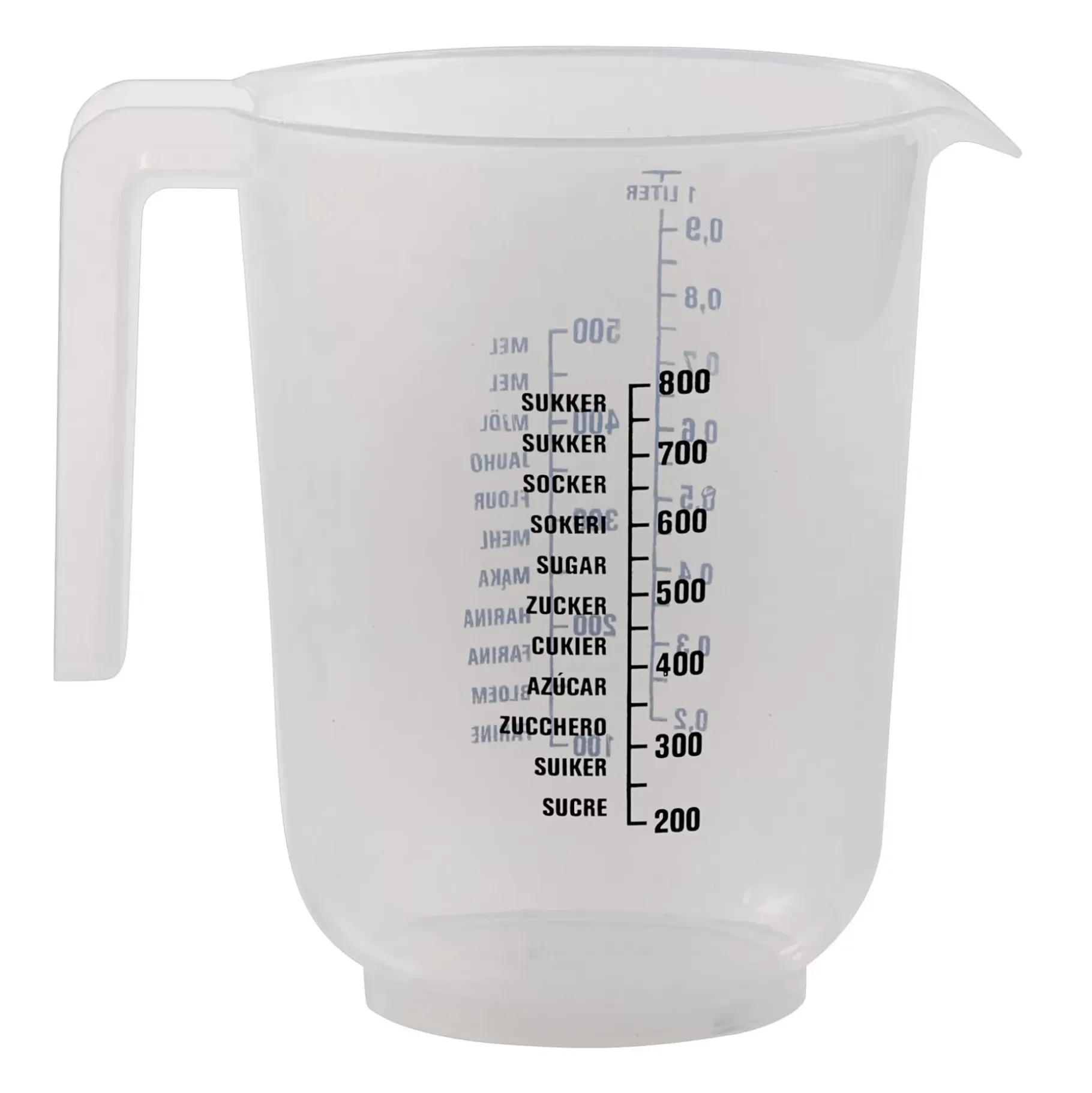 CASA Basic Vaso Graduado Transparente Hot
