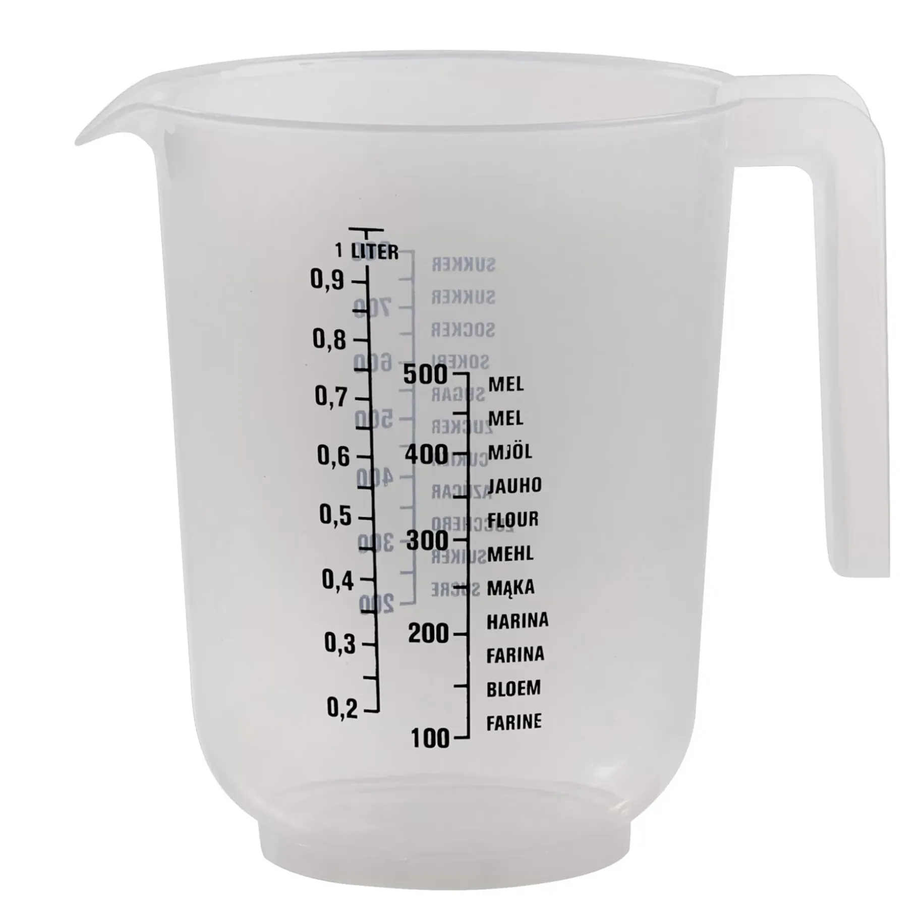 CASA Basic Vaso Graduado Transparente Hot