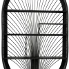 CASA Bavi Estanteria De Pared Negro Outlet
