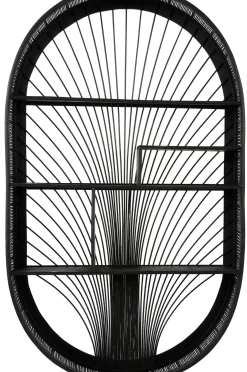 CASA Bavi Estanteria De Pared Negro Outlet