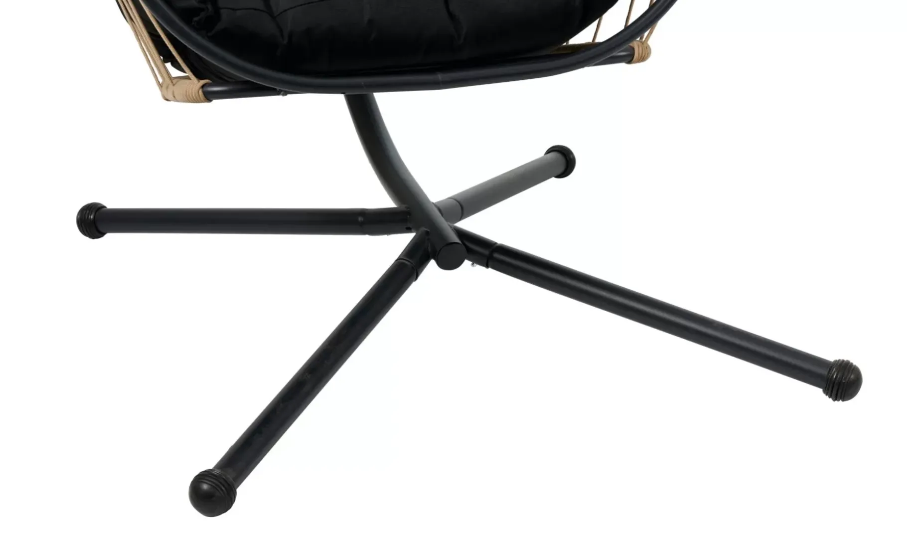 CASA Bazai Silla Colgante Con Soporte Negro Discount