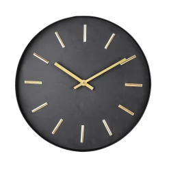 CASA Black Reloj De Pared Negro Best