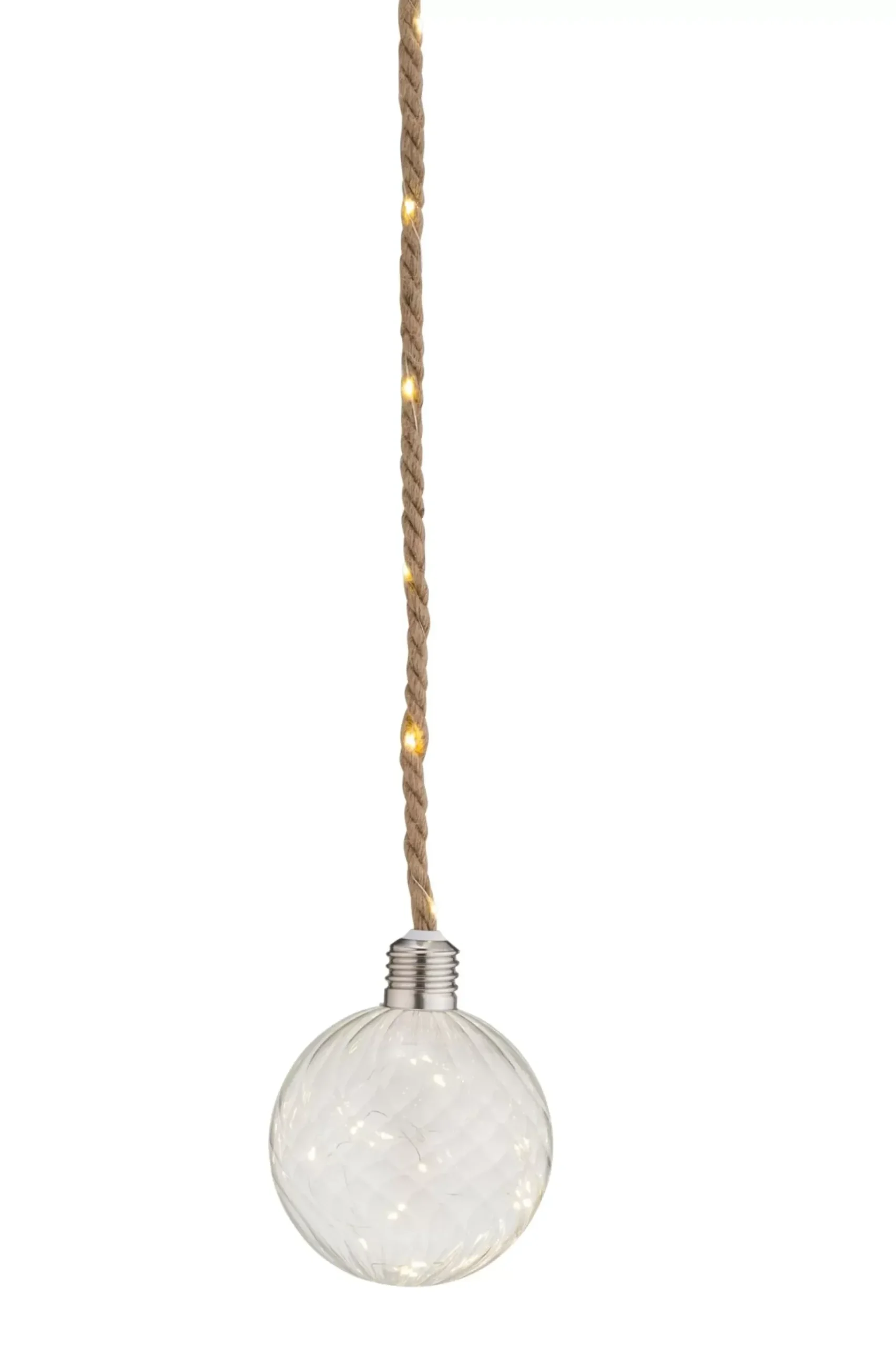 CASA Bloxem Bola Decorativa Con 20 Leds Transparente Hot