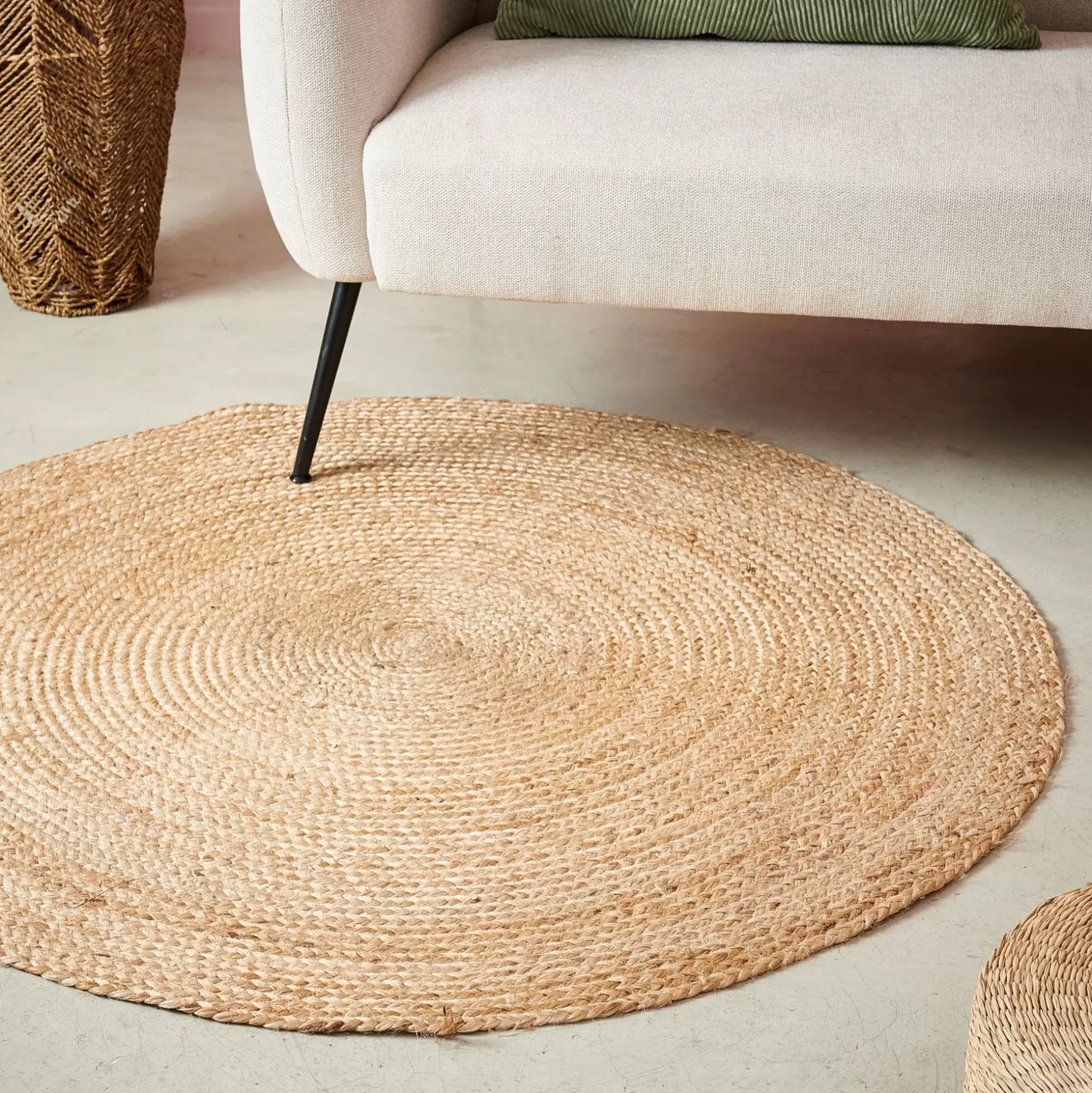 CASA Braid Alfombra Natural Hot