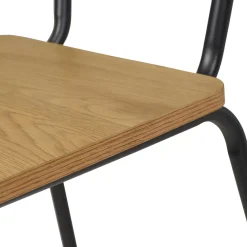 CASA Brody Silla De Comedor Natural Discount