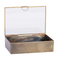 CASA Brush Caja De Almacenaje Dorado Discount