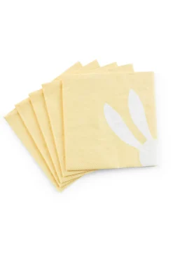CASA Bunny Paquete De 20 Servilletas Amarillo Discount