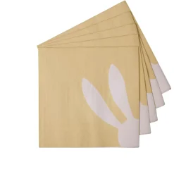 CASA Bunny Paquete De 20 Servilletas Amarillo Discount