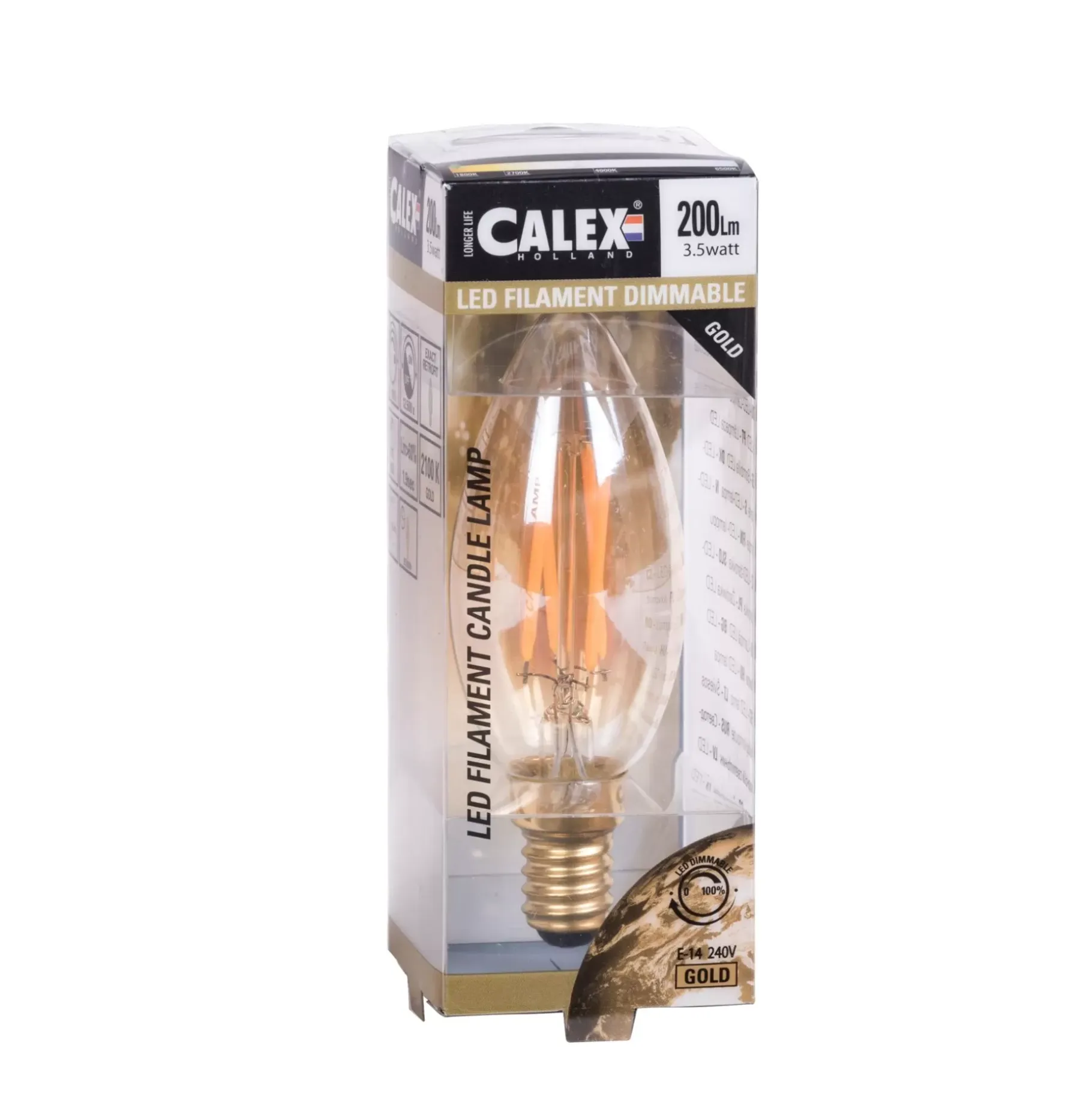 CASA Calex Bombilla Vela 2100K Best