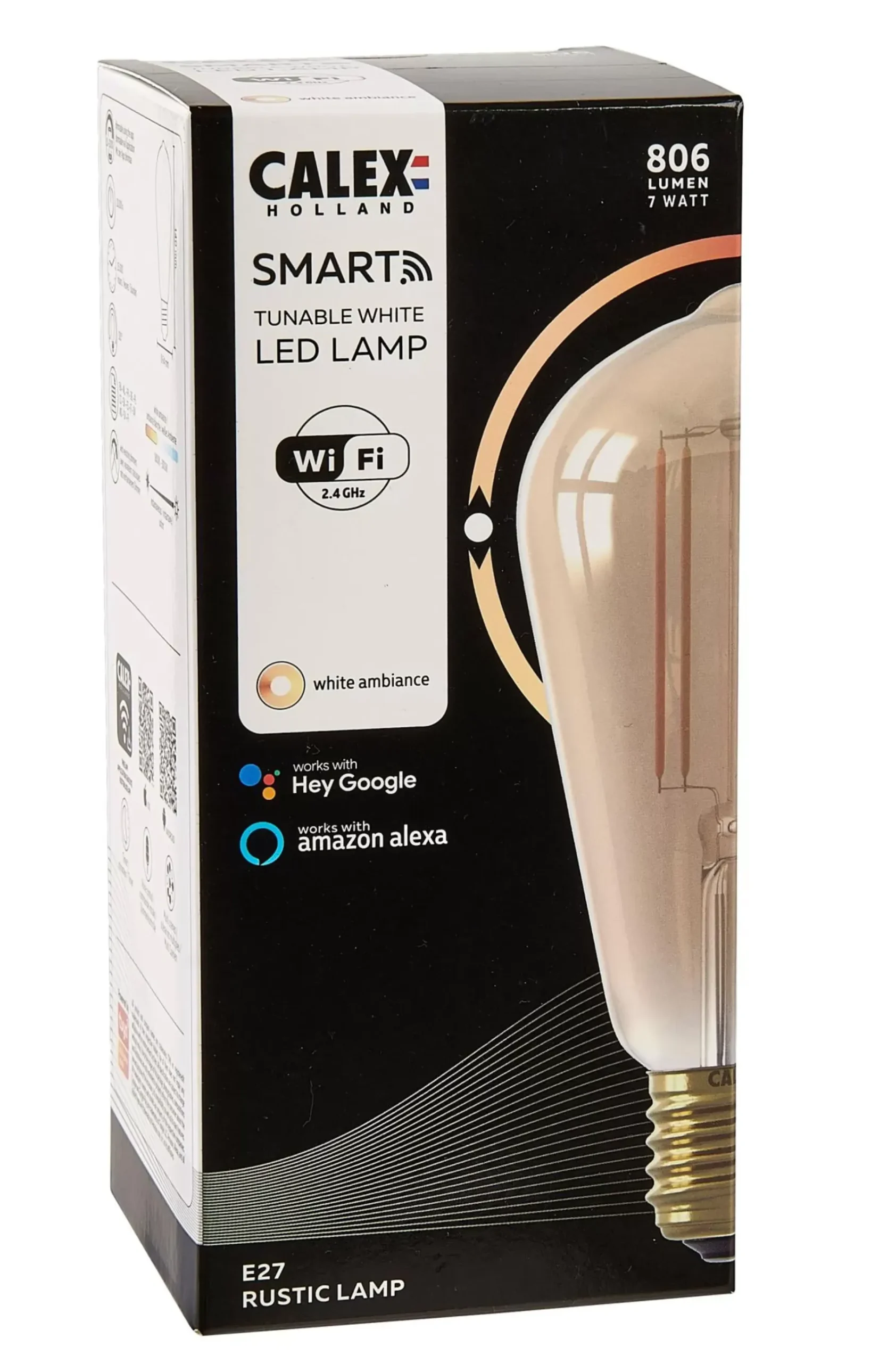 CASA Calex Smart Lampara Led E27 1800-3000K New