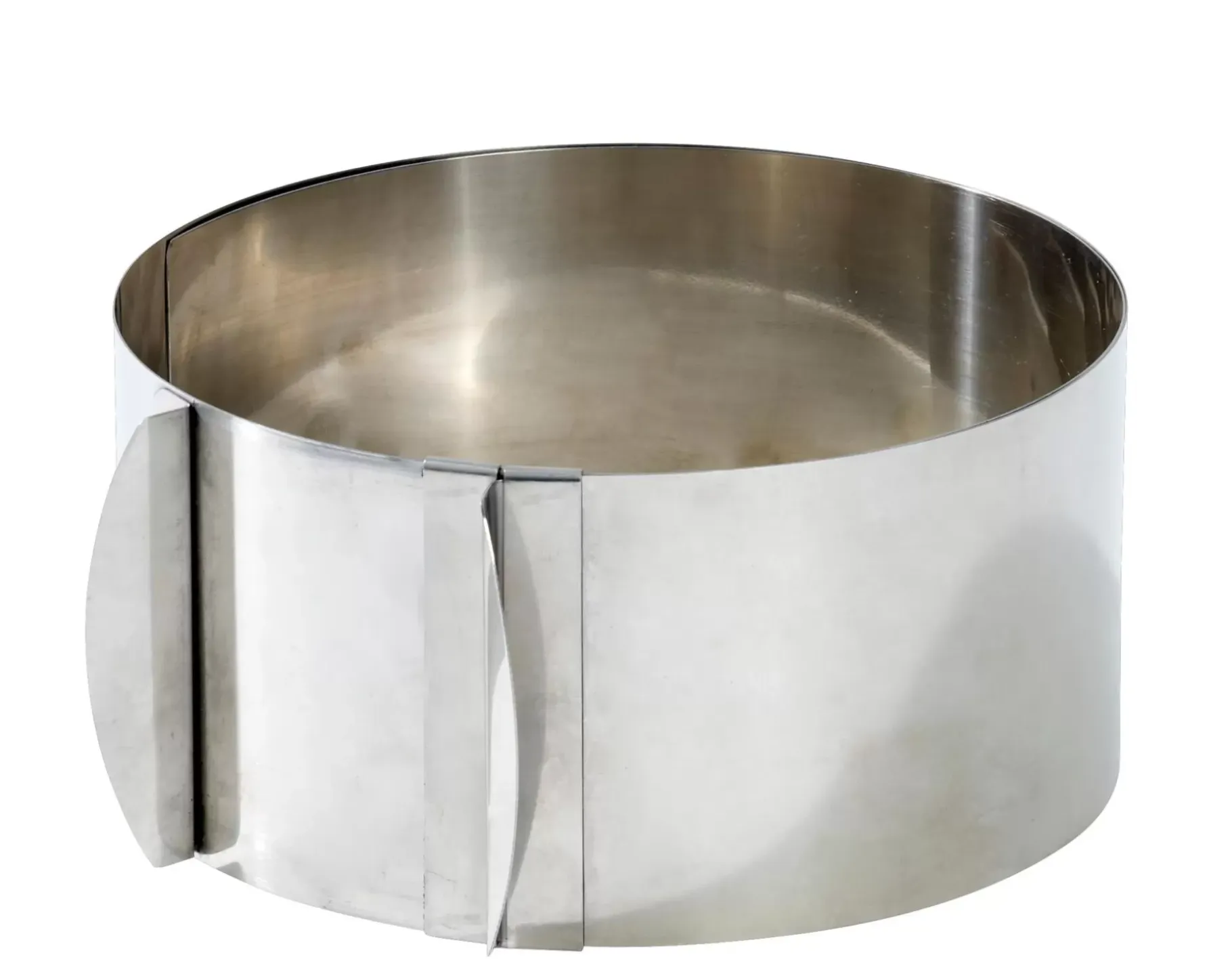 CASA Caramella Molde Anillo Tarta Ajustable Plateado Clearance