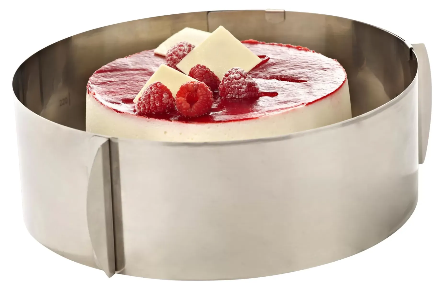 CASA Caramella Molde Anillo Tarta Ajustable Plateado Clearance
