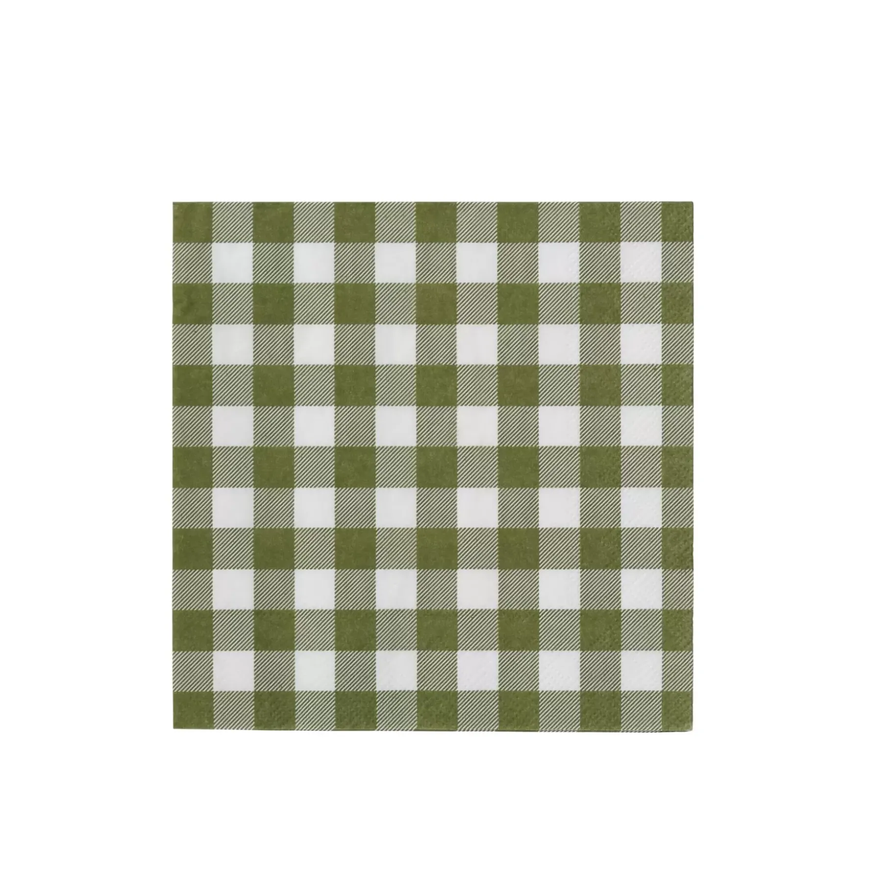 CASA Check Green Paquete De 20 Servilletas Verde Outlet