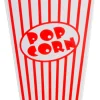 CASA Cinema Vaso De Palomitas Juego De 8 Blanco, Rojo Outlet