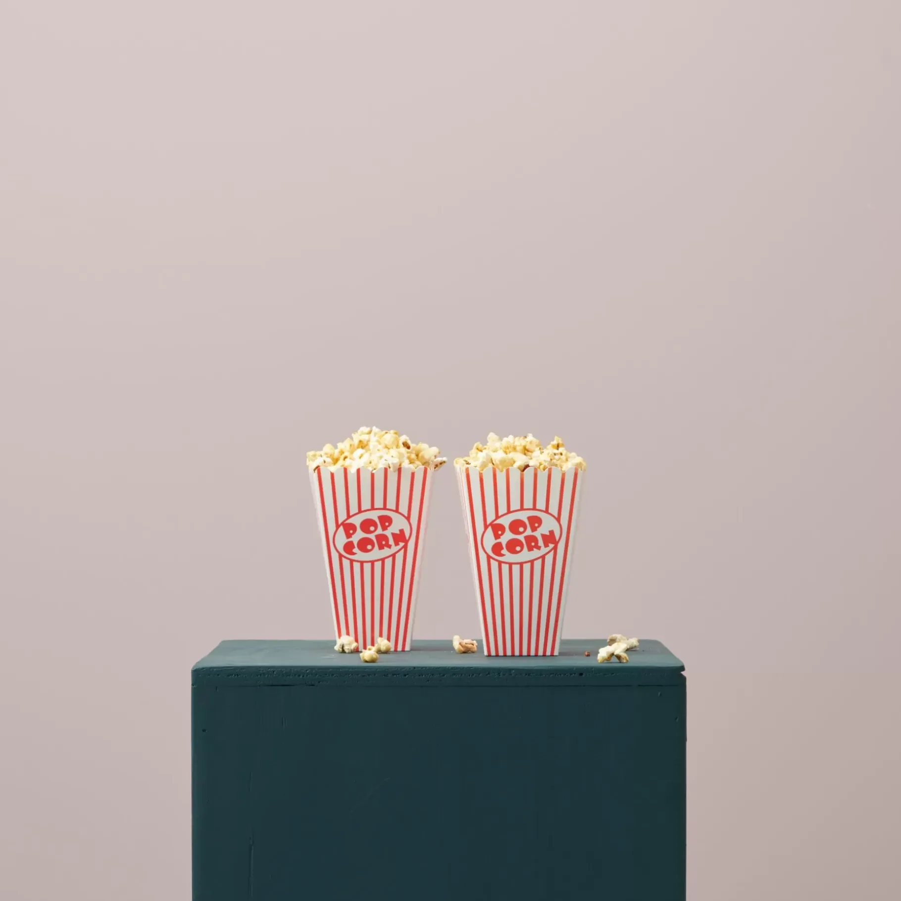CASA Cinema Vaso De Palomitas Juego De 8 Blanco, Rojo Clearance