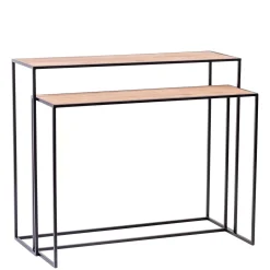 CASA Combo Consola Juego De 2 Natural Clearance