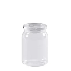 CASA Crystal Tarro De Cocina Con Tapa Transparente Sale