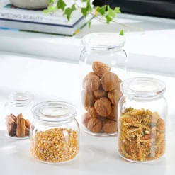 CASA Crystal Tarro De Cocina Con Tapa Transparente Outlet