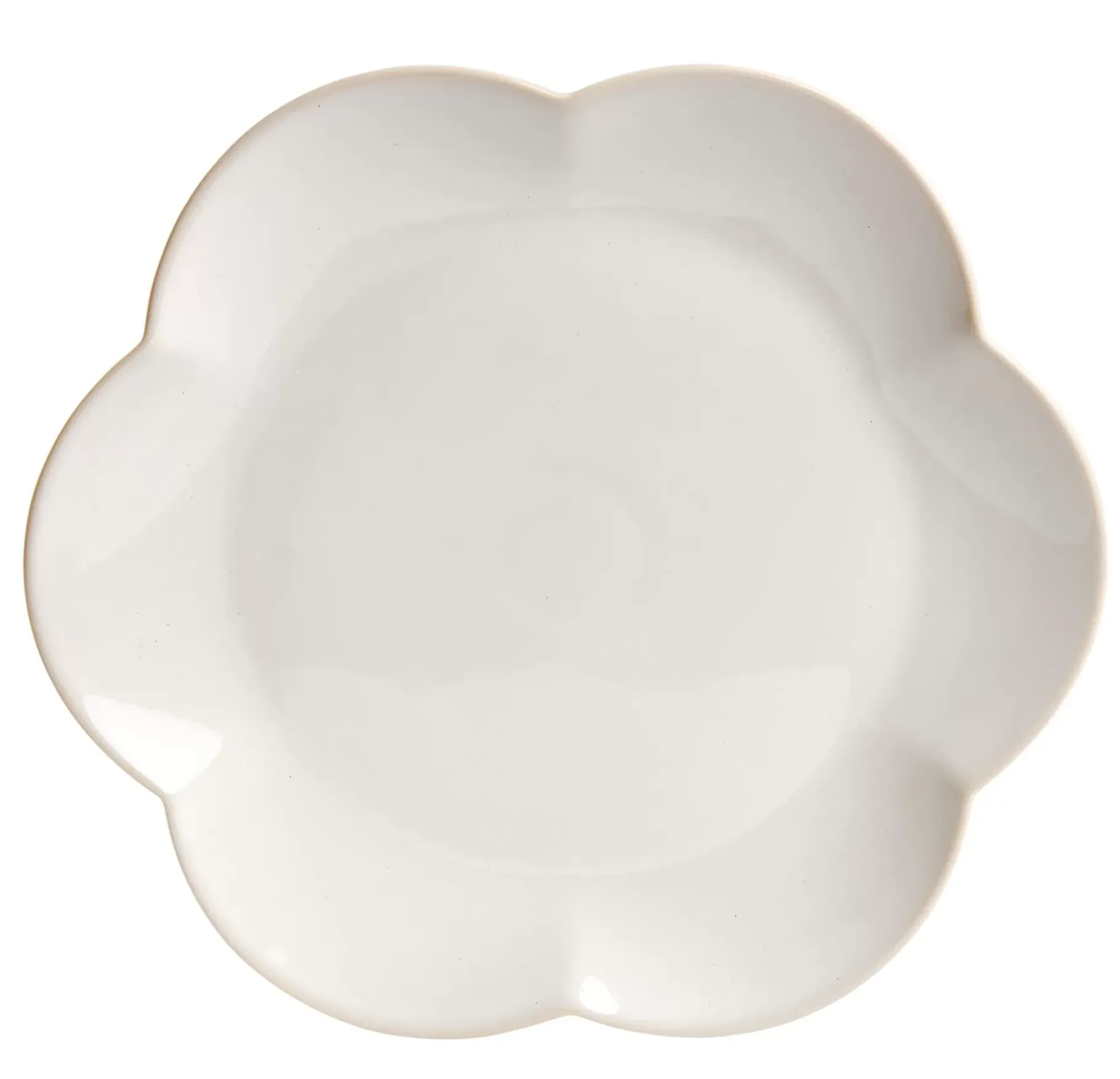 CASA Dahlia Flower Plato Blanco New