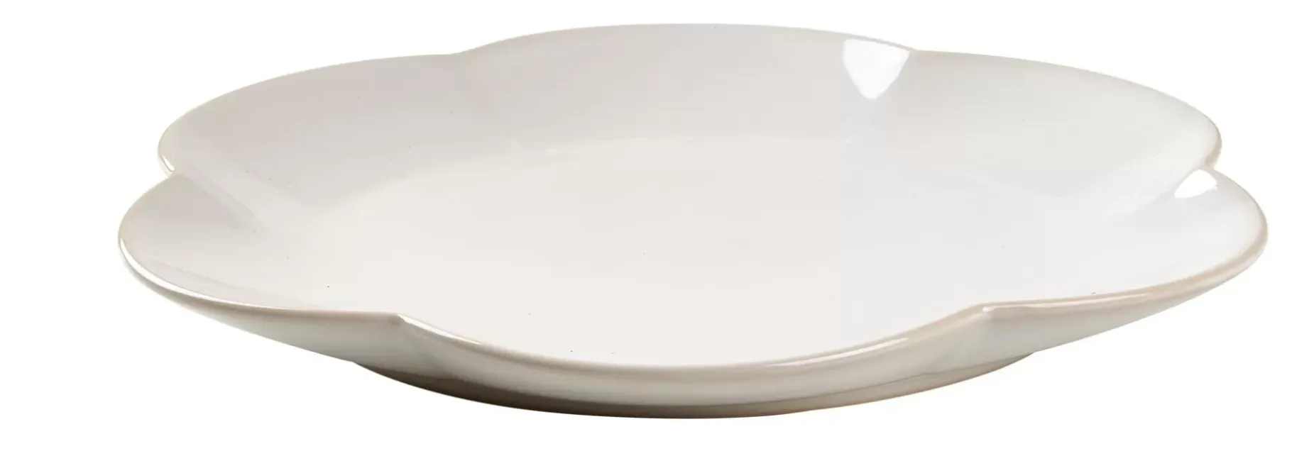 CASA Dahlia Flower Plato Blanco New