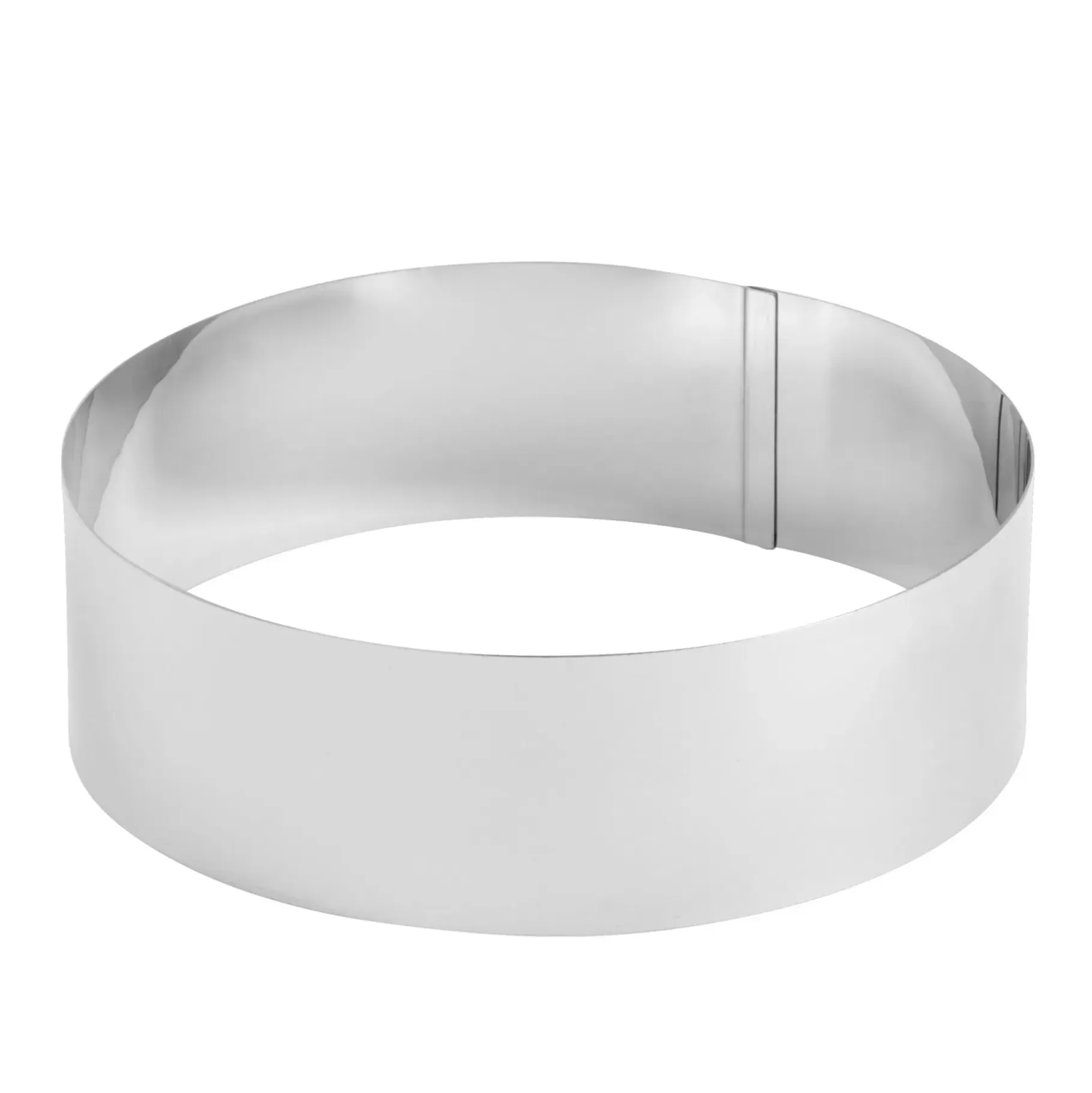 CASA Damier Anillo Para Tarta Juego De 4 Plateado Sale