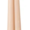CASA Duo Velas Largas Juego De 2 Beis New