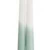 CASA Duo Velas Largas Juego De 2 Crema, Menta, Multicolor New