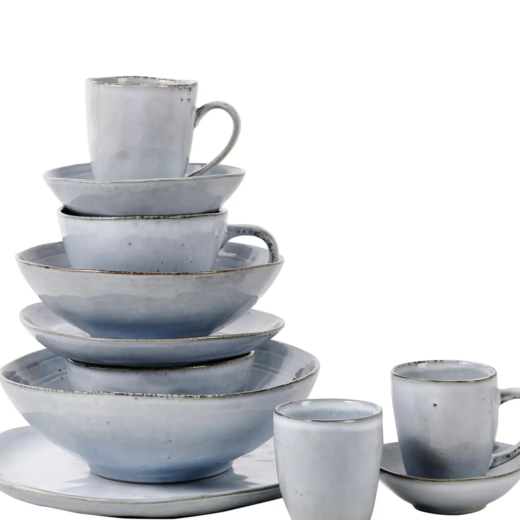 CASA Earth Ice Plato Hondo Azul Claro Discount