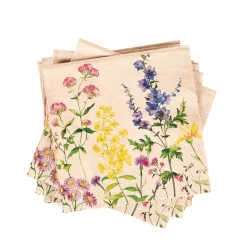 CASA Eco Floral Paquete De 20 Servilletas Varios Colores Clearance
