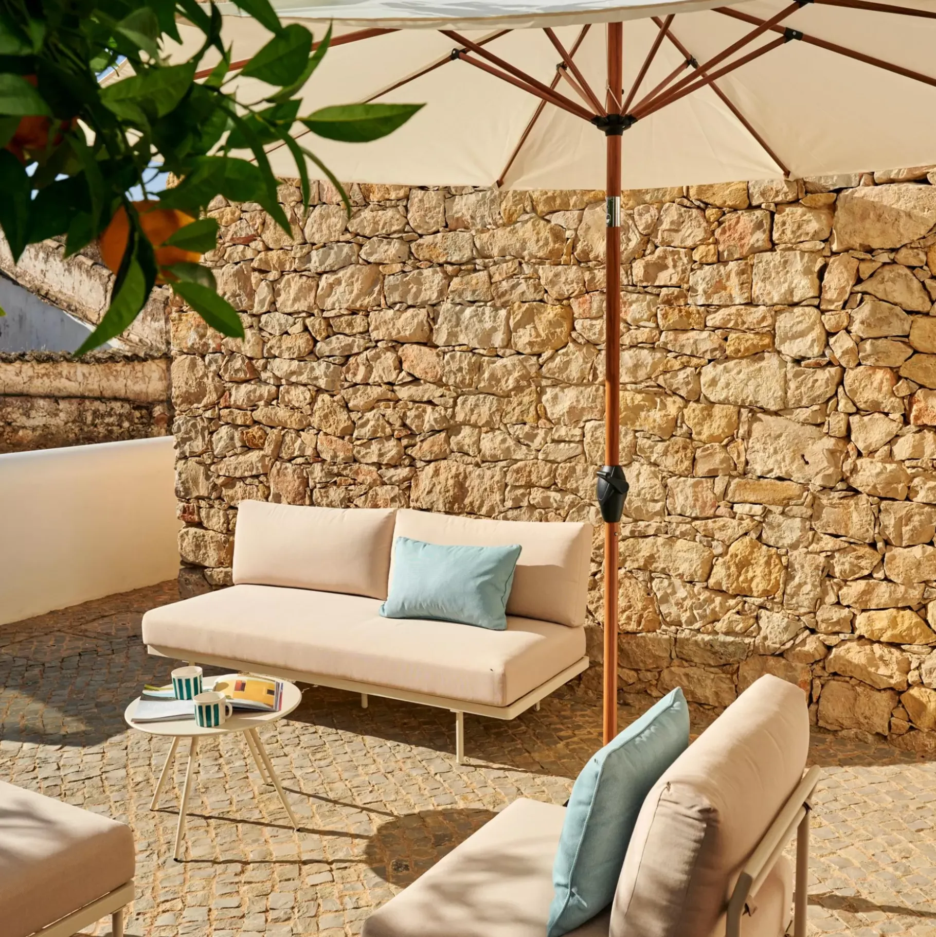 CASA Eco Outdoor Cojin Aguamarina New