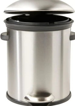 CASA Elegance Cubo Con Pedal 5L Plateado Discount