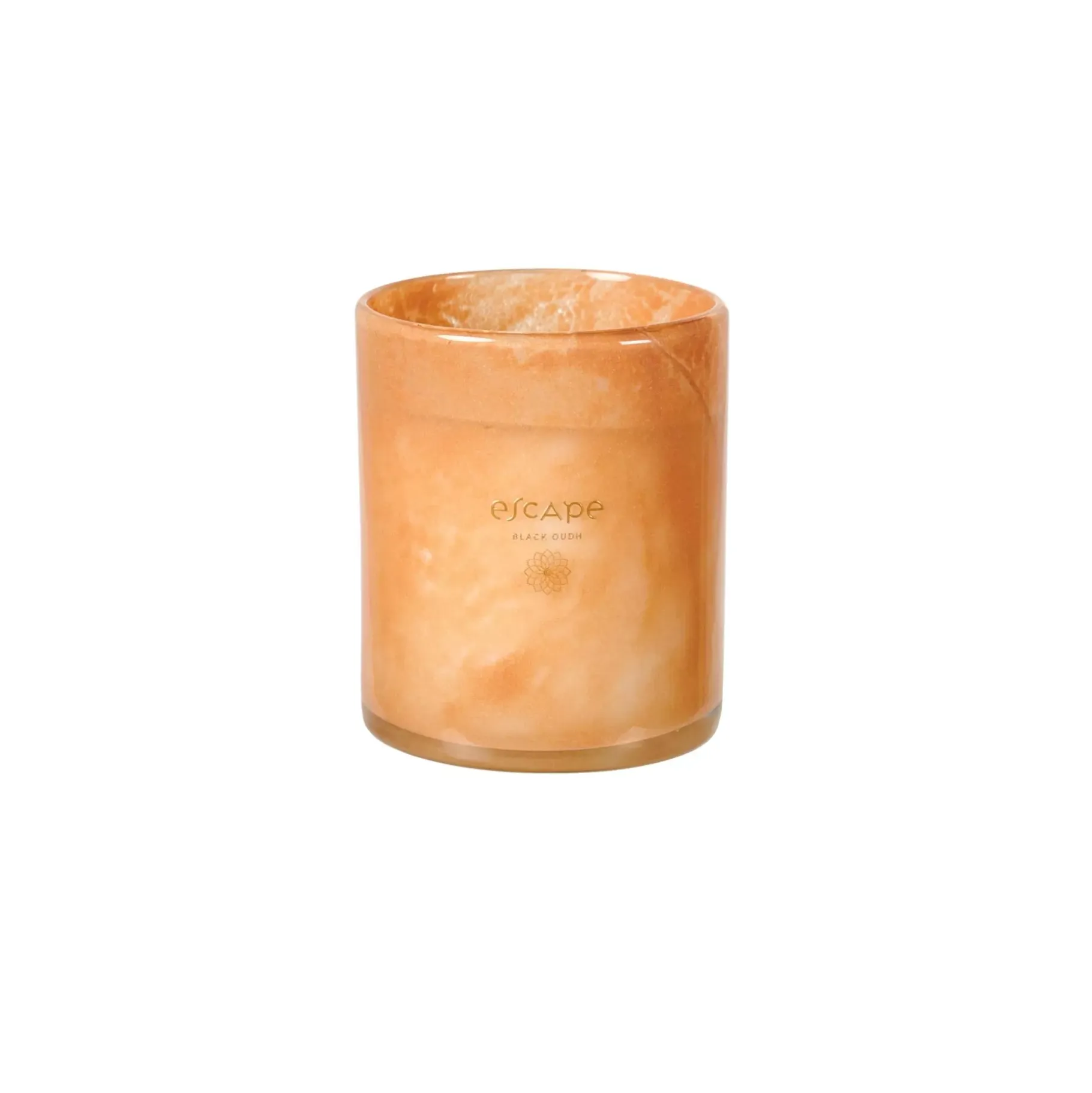 CASA Escape Black Oudh Vela Perfumada En Vaso Blanco, Color Rosa Viejo Outlet