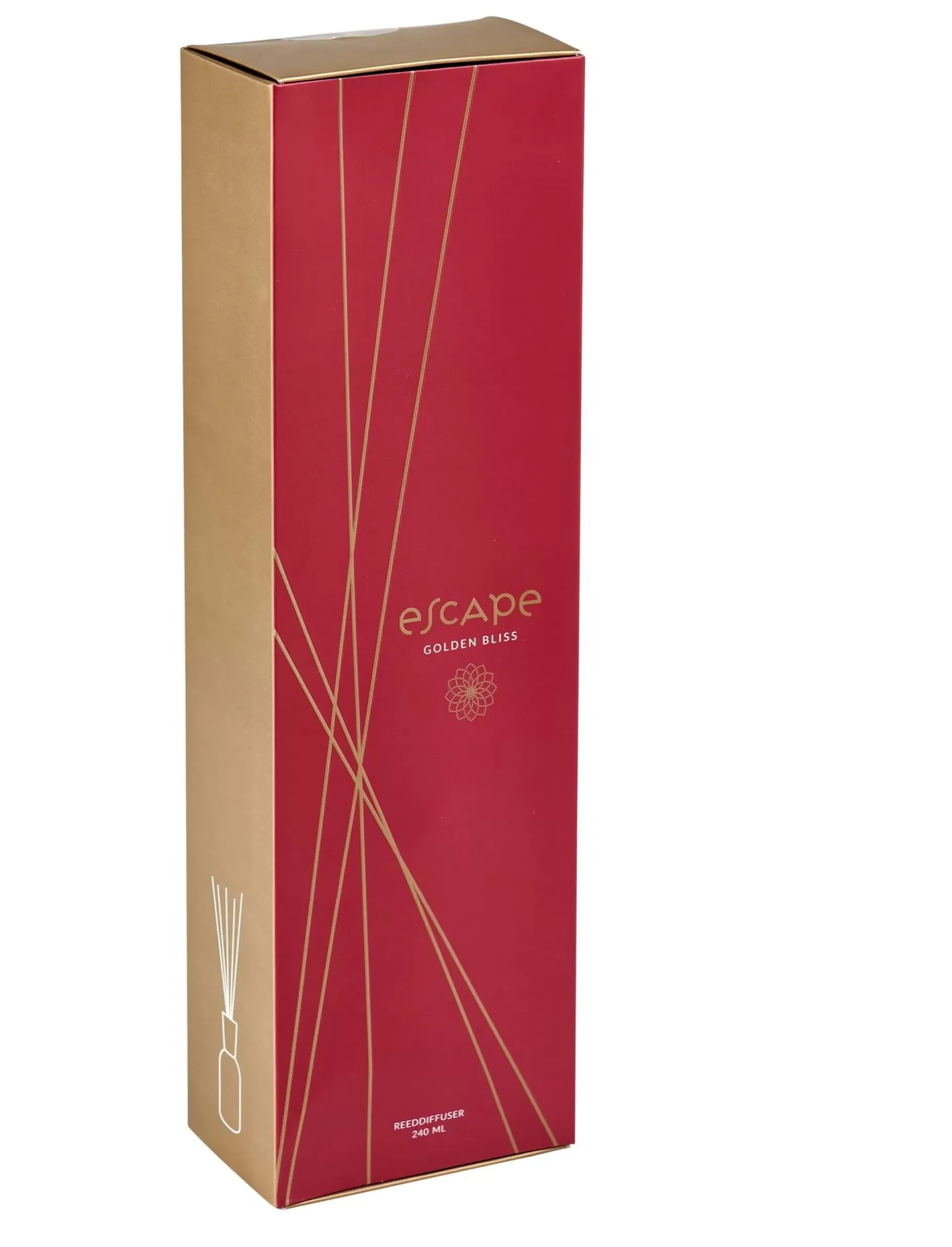 CASA Escape Golden Bliss Aceite Perfumado Dorado, Burdeos Discount