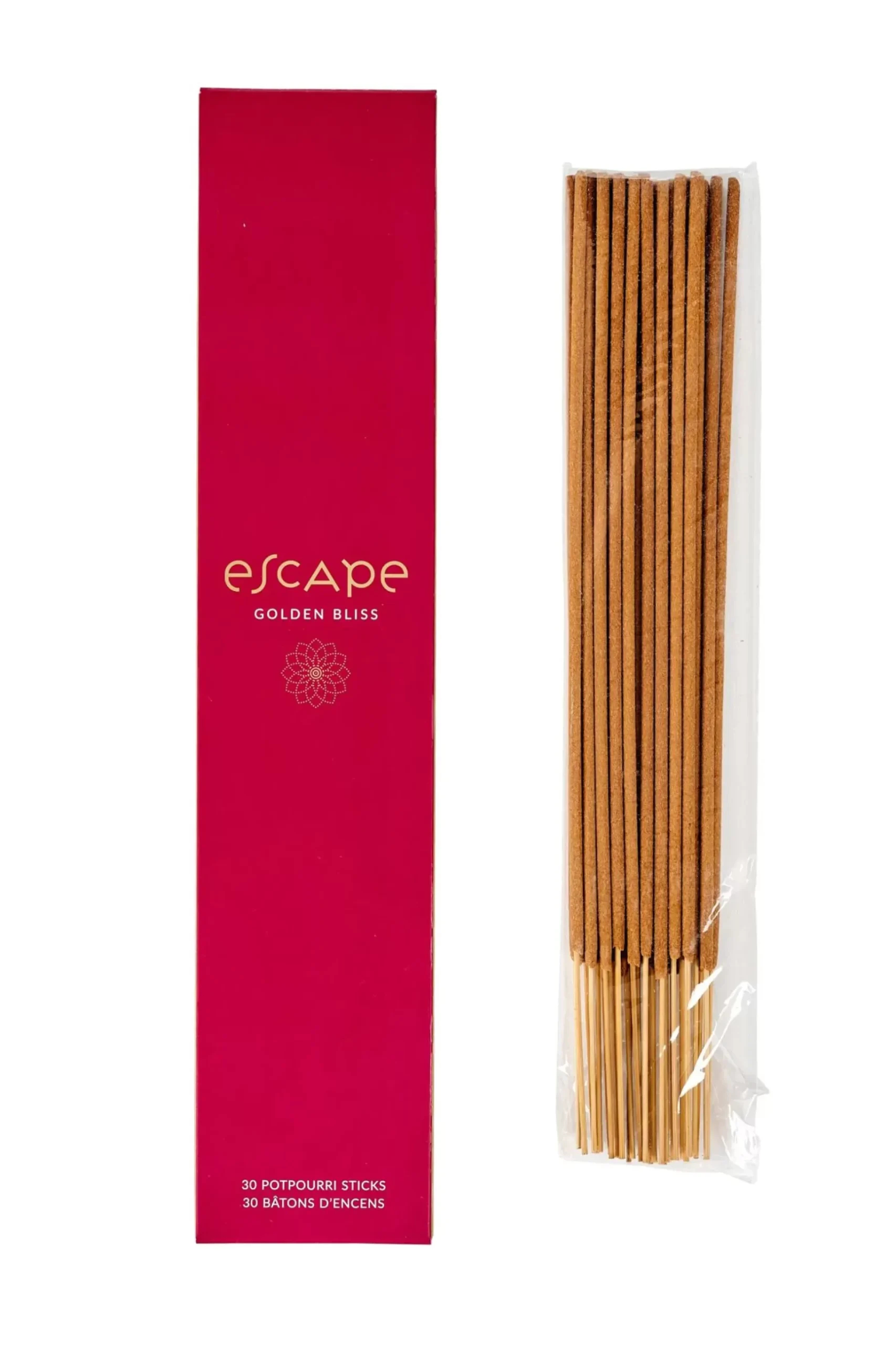 CASA Escape Golden Bliss Incienso 30 Palillos Burdeos Outlet