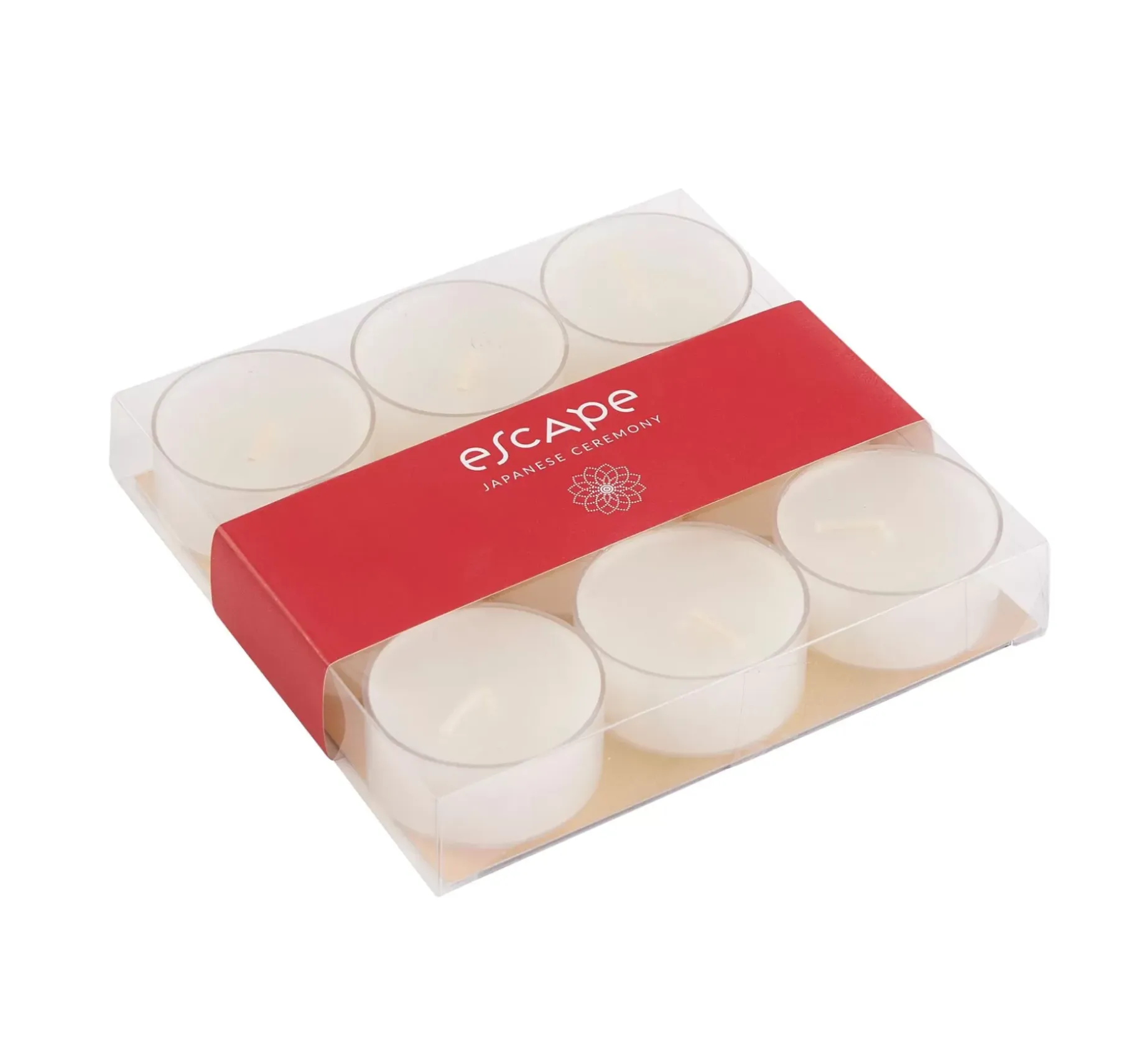 CASA Escape Japanese Ceremony Velas Perfumadas Juego De 9 Rojo