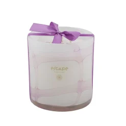 CASA Escape Purple Iris Vela Perfumada Xl En Vaso Morado Claro Best