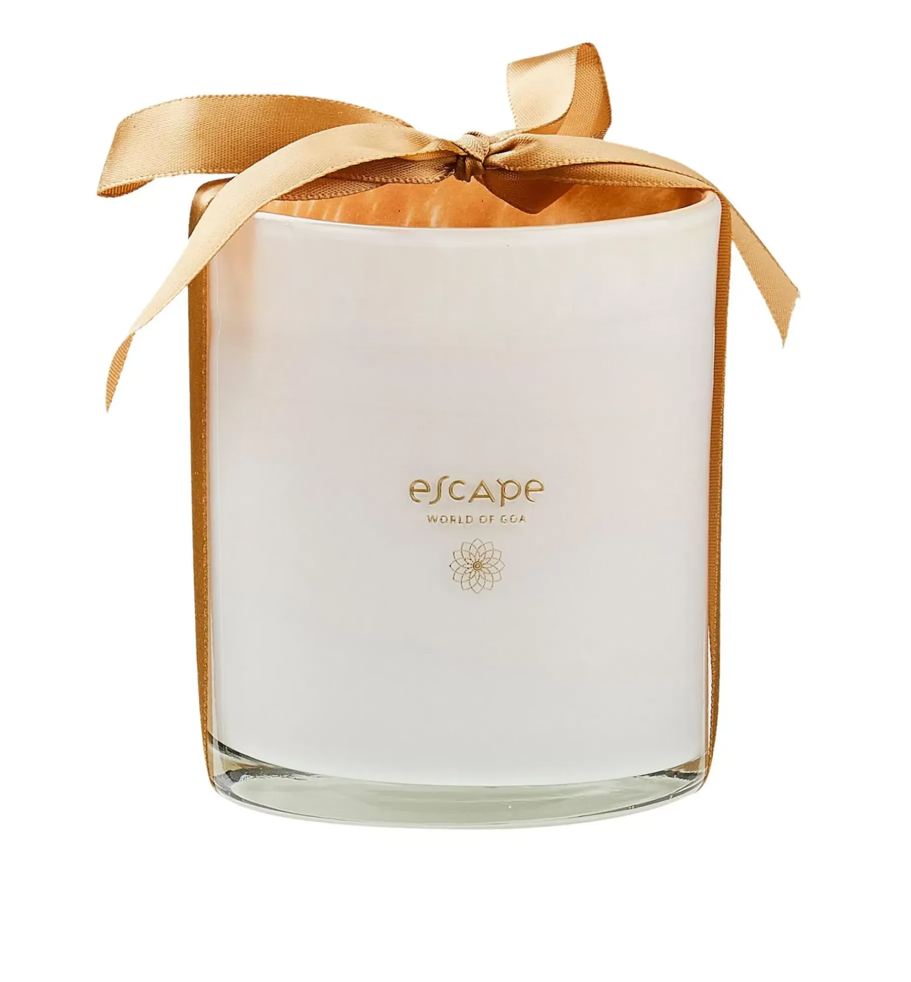 CASA Escape World Goa Vela Perfumada En Vaso Blanco, Color Rosa Viejo Hot